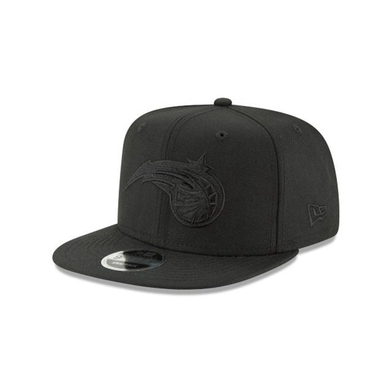 NBA Orlando Magic Black On Black High Crown 9Fifty Snapback (EVE9703) - Black New Era Caps